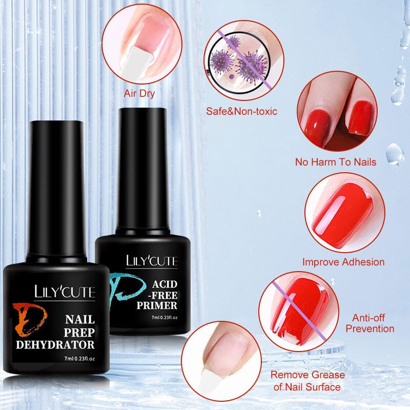 Nail Primer Prep Dehydrator 7ml Nail Care LILYCUTE 