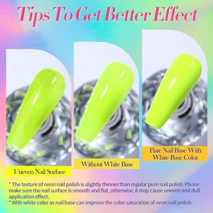 6 Colors Neon Collection Nail Polish Set 10ml Nail Polish BORN PRETTY 