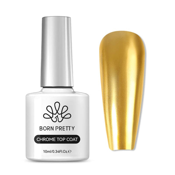 BORN PRETTY Chrome Top Coat 10ml Gel Nail Polish BORN PRETTY 