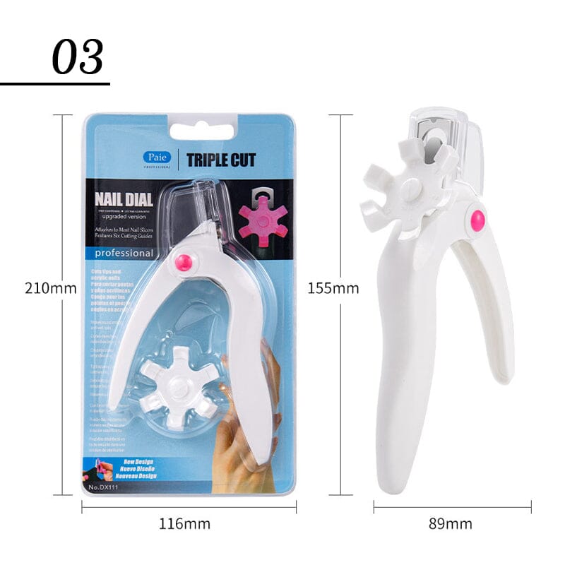 White Tips Edge Cutter Nail Clipper Tools & Accessories No Brand 