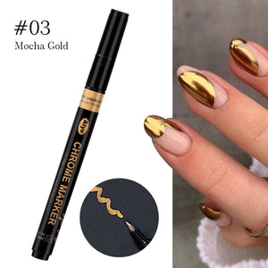 Metallic Nail Polish Painting Pen Tools & Accessories No Brand 