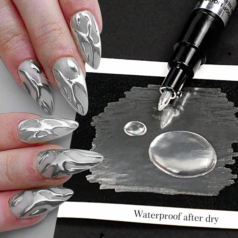 Metallic Nail Polish Painting Pen Tools & Accessories No Brand 