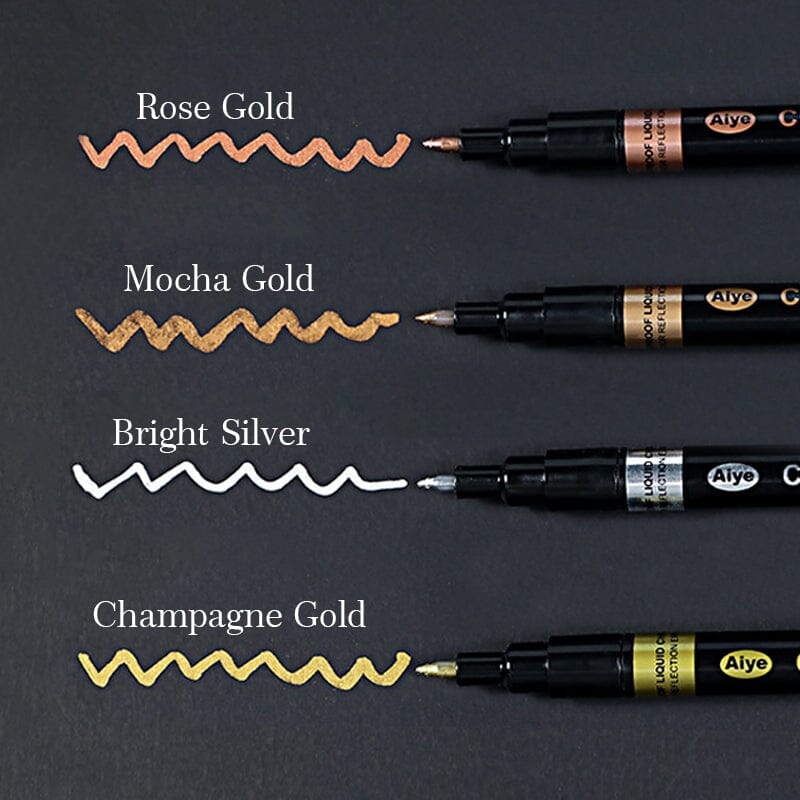 Metallic Nail Polish Painting Pen Tools & Accessories No Brand 