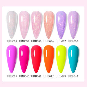 Flakes Rubber Base Gel URB031 150g Base & Top Coat UR SUGAR 