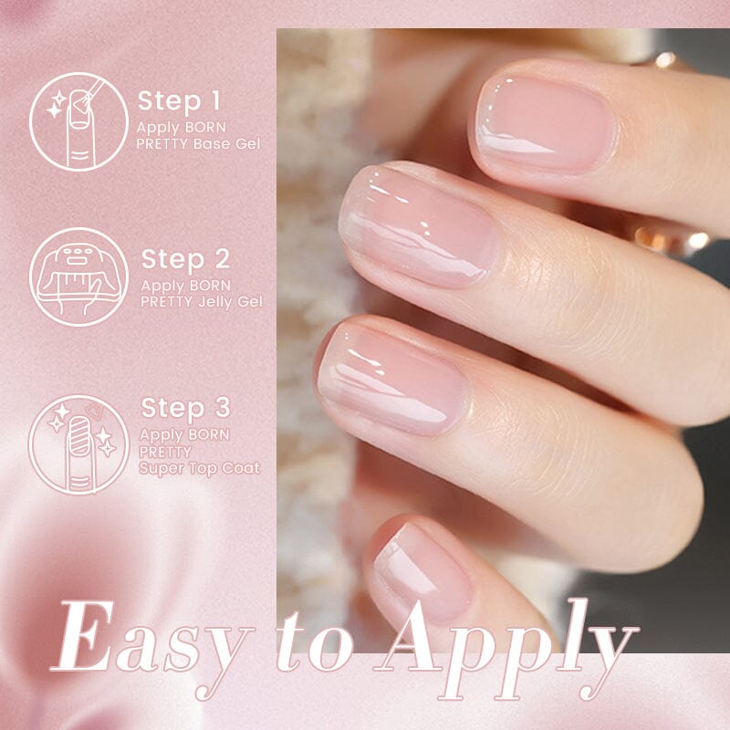 Jelly Nude Gel JN14 10ml Gel Nail Polish BORN PRETTY 