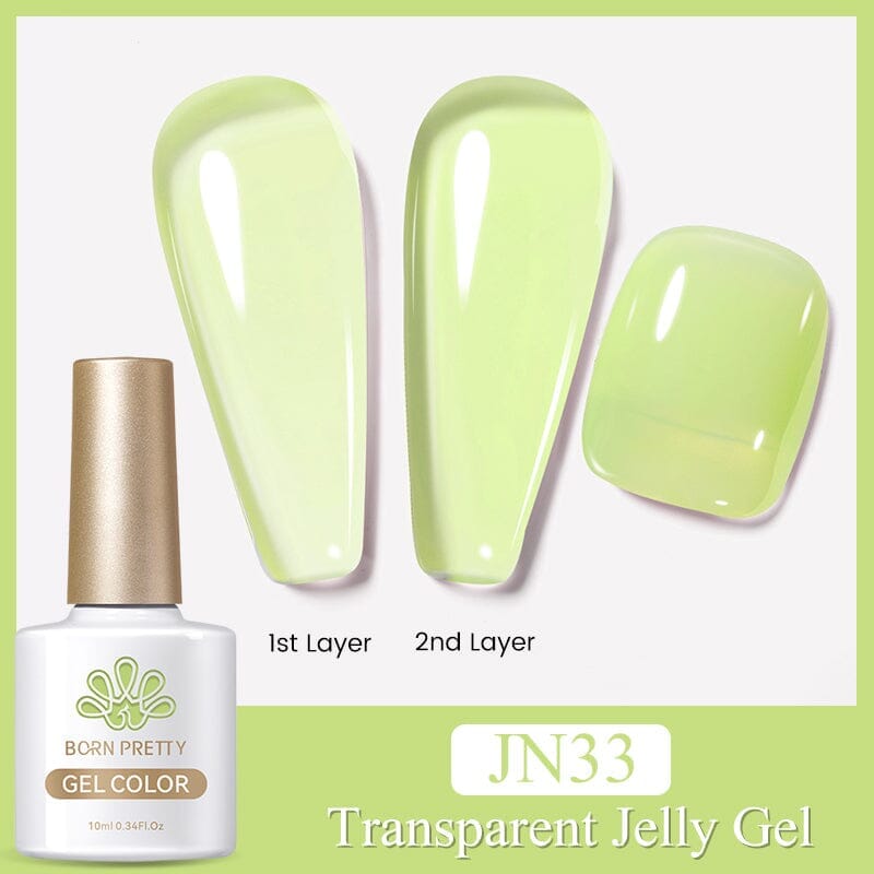 10ml Jelly Nude Gel JN33 Gel Nail Polish BORN PRETTY 