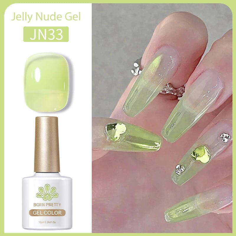 10ml Jelly Nude Gel JN33 Gel Nail Polish BORN PRETTY 