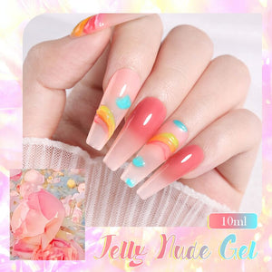Pastel Jelly Nude Gel 10ml Gel Nail Polish BORN PRETTY 