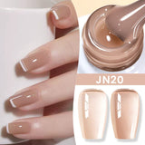 Jelly Nude Gel Polish 10ml (JN01-JN50) Gel Nail Polish BORN PRETTY JN20 