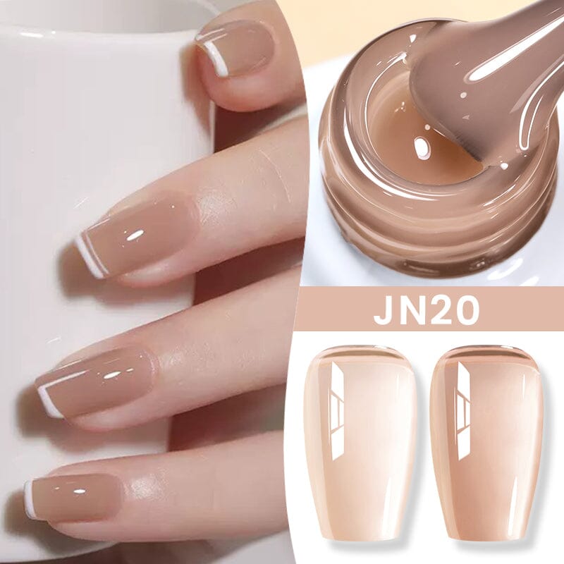 Jelly Nude Gel Polish 10ml (JN01-JN50) Gel Nail Polish BORN PRETTY JN20 