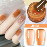 Jelly Nude Gel Polish 10ml (JN01-JN50) Gel Nail Polish BORN PRETTY JN31 