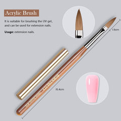 BORN PRETTY Nail Art Brush Tools & Accessories BORN PRETTY #01 Acrylic Brush 