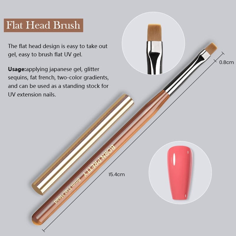 Flat Head Brush #03 Tools & Accessories BORN PRETTY 