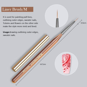 BORN PRETTY Nail Art Brush Tools & Accessories BORN PRETTY #06 Liner Brush/M 