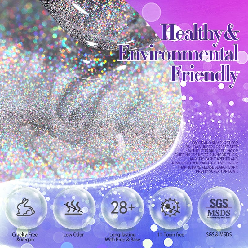 Cat Magnetic Gel MY110 Omnipotent 10ml Gel Nail Polish BORN PRETTY 
