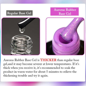 Auroras Rubber Base Gel 7ml Gel Nail Polish UR SUGAR 