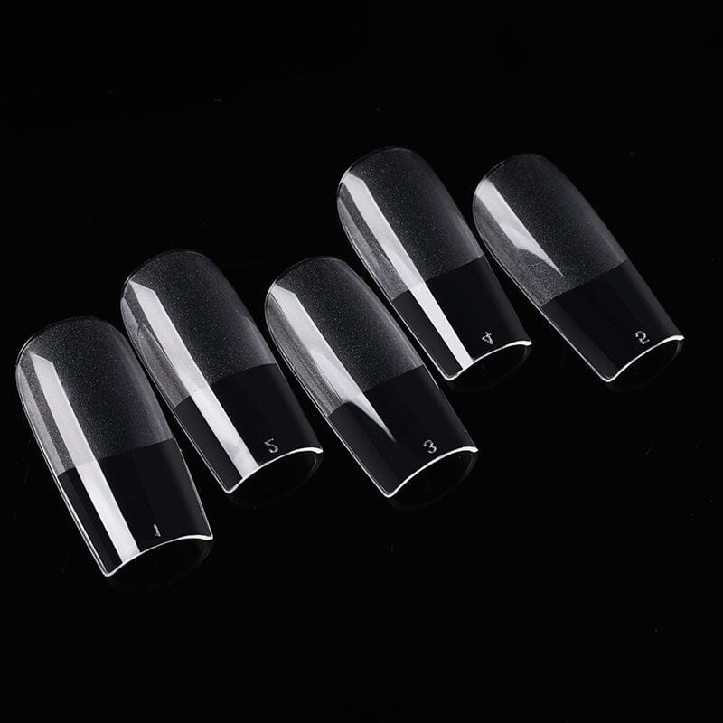 120pcs Square Semi-frosted False Nail Tips Nail Tips No Brand 