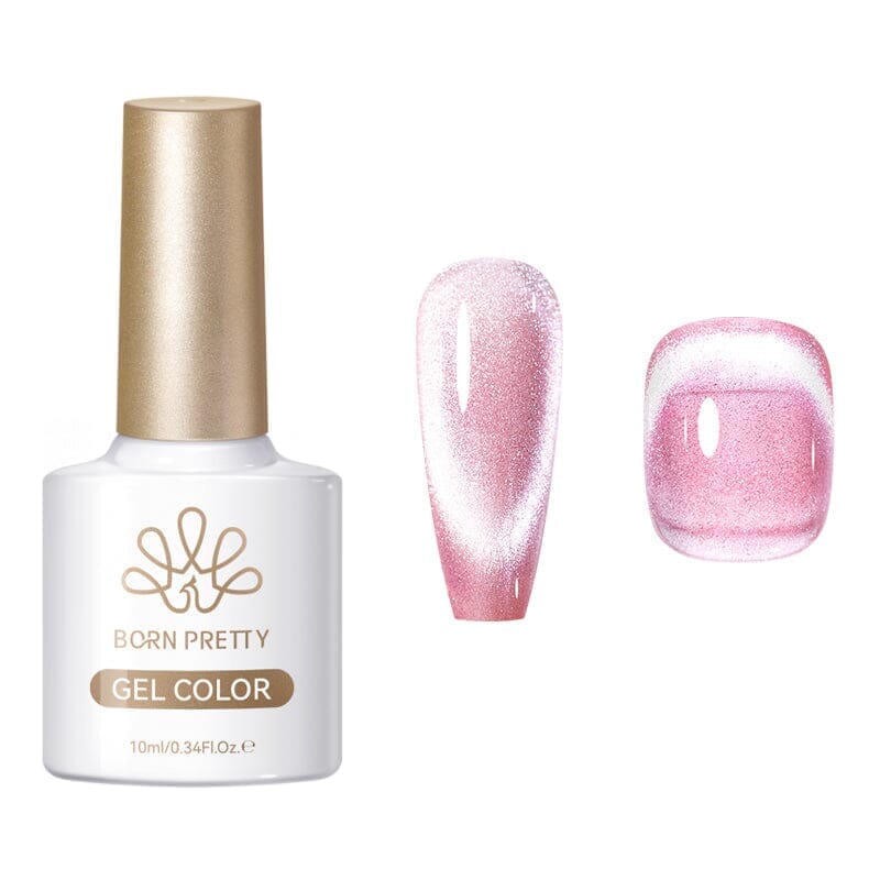 Pink Collection Cat Magnetic Gel Polish 10ml Gel Nail Polish BORN PRETTY MY316 