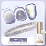 Sea Blue Cat Magnetic Gel Polish 10ml Gel Nail Polish BORN PRETTY MY325 