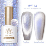 Sea Blue Cat Magnetic Gel MY324 10ml Gel Nail Polish BORN PRETTY 