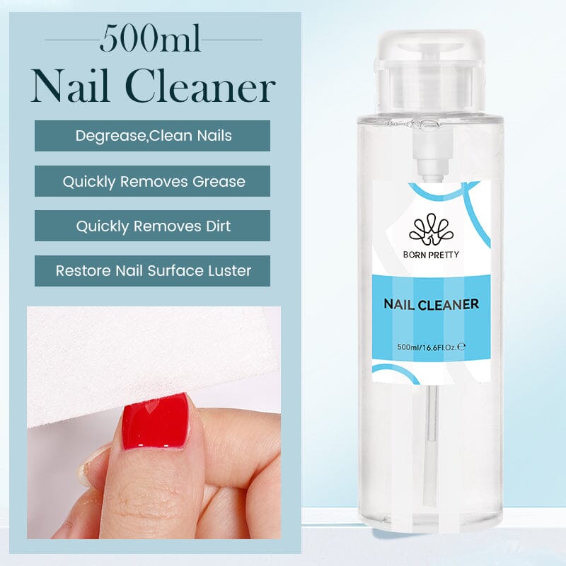 Nail Cleaner Gel Remover Brush Cleaner 500ml Nail Care BORN PRETTY 