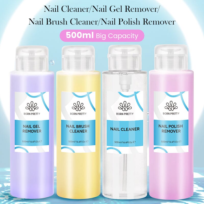 Nail Cleaner Gel Remover Brush Cleaner 500ml Nail Care BORN PRETTY 