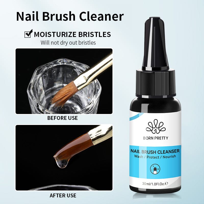 Nail Brush Cleanser 30ml Tools & Accessories BORN PRETTY 