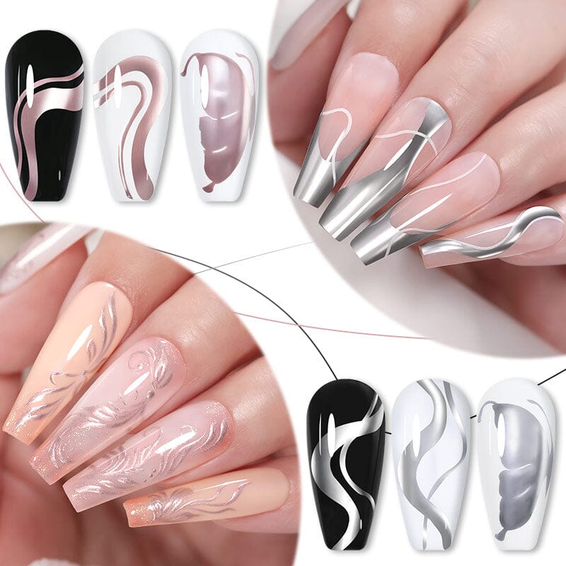 Metallic Line Nail Gel 5ml Gel Nail Polish LILYCUTE 