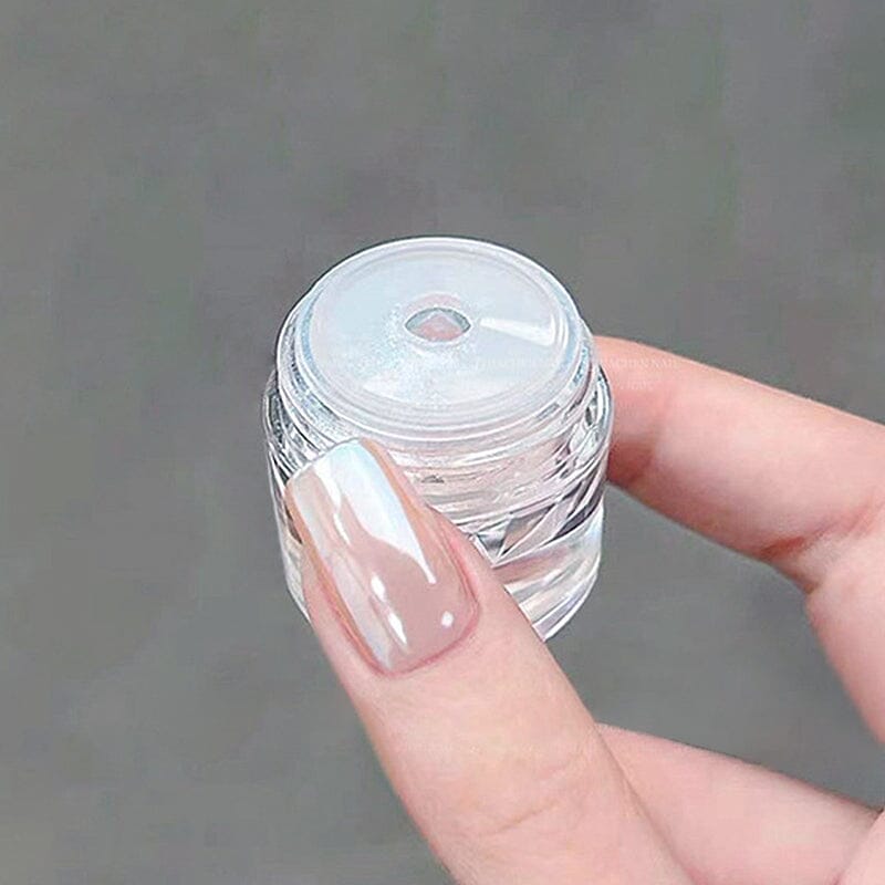 Pearlescent Chrome Powder #07 White Nail Art BORN PRETTY 
