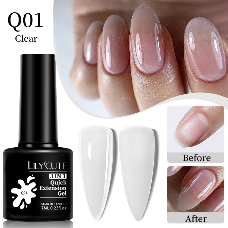 3 In 1 Quick Extension Nail Gel 7ml Extension Nail Gel LILYCUTE 