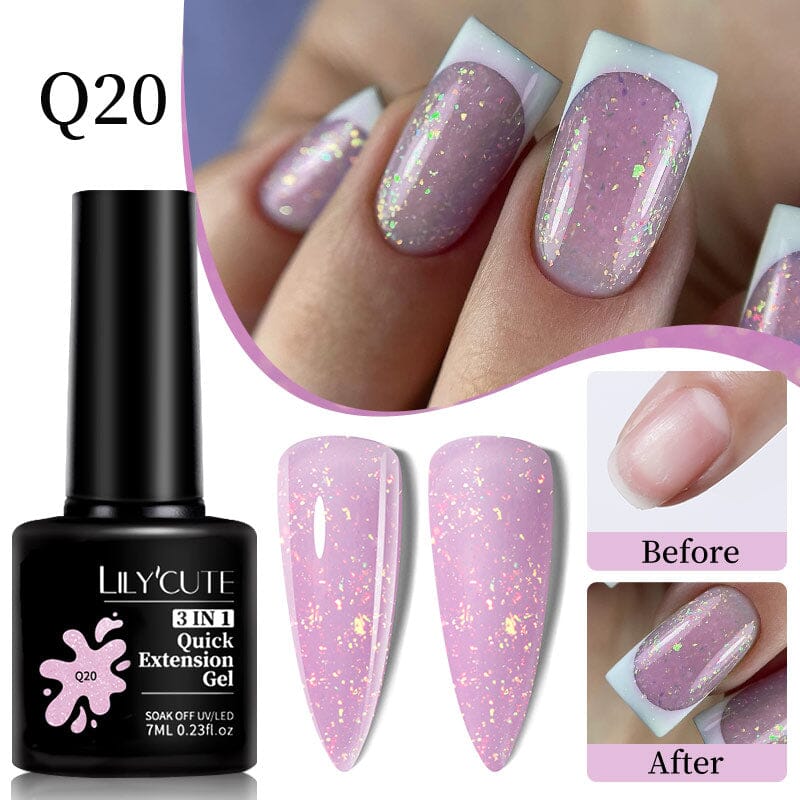 3 In 1 Quick Extension Nail Gel 7ml Extension Nail Gel LILYCUTE 