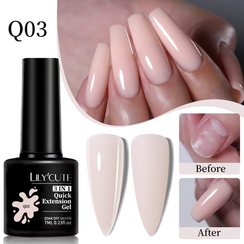 3 In 1 Quick Extension Nail Gel 7ml Extension Nail Gel LILYCUTE LC-Q03 