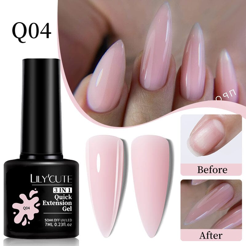 3 In 1 Quick Extension Nail Gel 7ml Extension Nail Gel LILYCUTE LC-Q04 