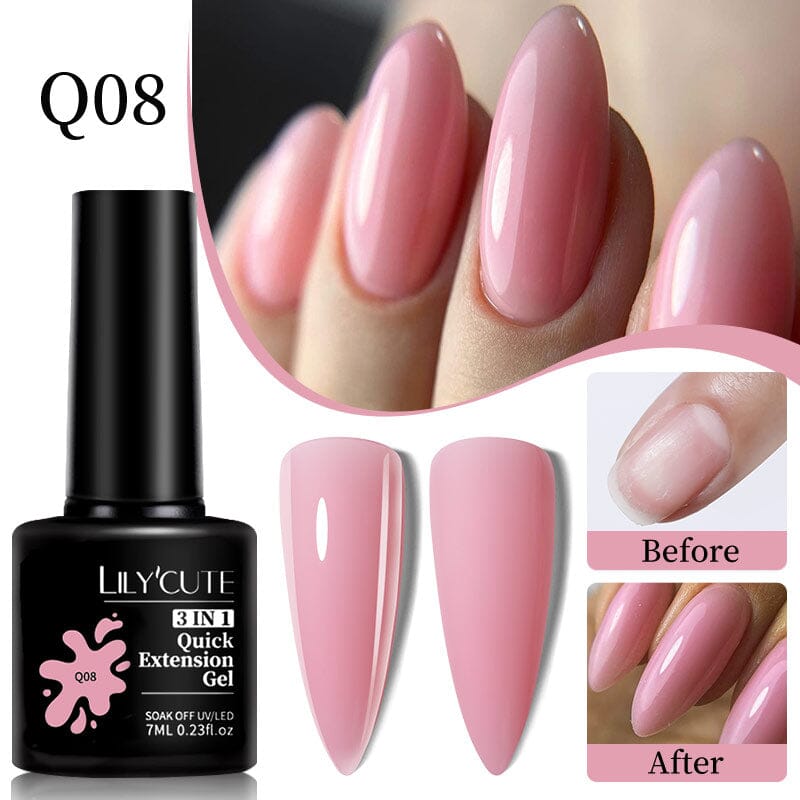 3 In 1 Quick Extension Nail Gel 7ml Extension Nail Gel LILYCUTE 