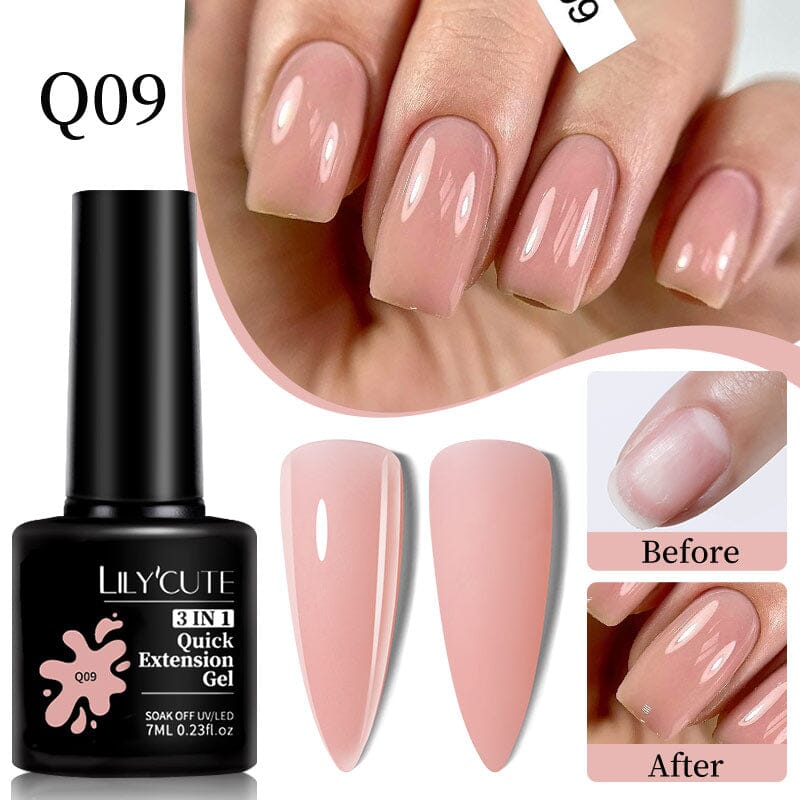 3 In 1 Quick Extension Nail Gel 7ml Extension Nail Gel LILYCUTE LC-Q09 