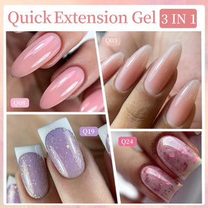3 In 1 Quick Extension Nail Gel 7ml Extension Nail Gel LILYCUTE 