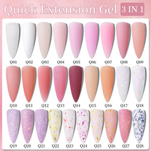 3 In 1 Quick Extension Nail Gel 7ml Extension Nail Gel LILYCUTE 