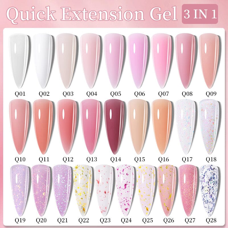 3 In 1 Quick Extension Nail Gel 7ml Extension Nail Gel LILYCUTE 
