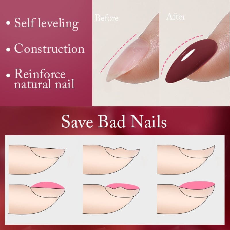 Rubber Base Gel 7ml Base & Top Coat UR SUGAR 