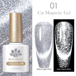 Cat Magnetic Gel Polish 10ml Gel Nail Polish BORN PRETTY RF01 