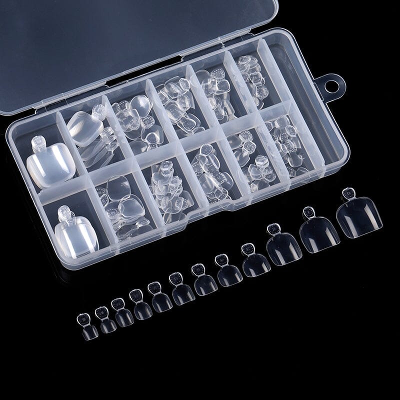 120pcs Clear Toenail False Nail Tips Nail Tips No Brand 