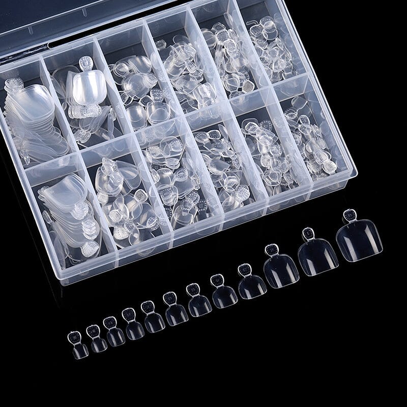 240pcs Clear Toenail False Nail Tips Nail Tips No Brand 
