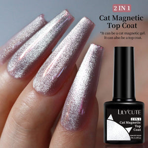 Cat Magnetic Top Coat 7ml Base & Top Coat LILYCUTE 