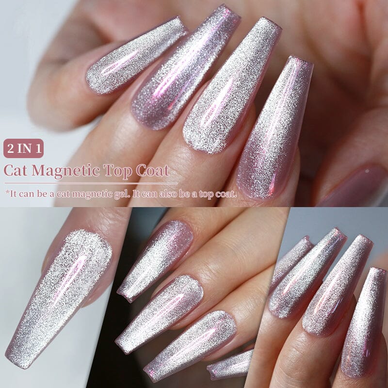 Cat Magnetic Top Coat 7ml Base & Top Coat LILYCUTE 