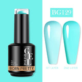 Jelly Nude Gel 15ml Gel Nail Polish BORN PRETTY BG129 
