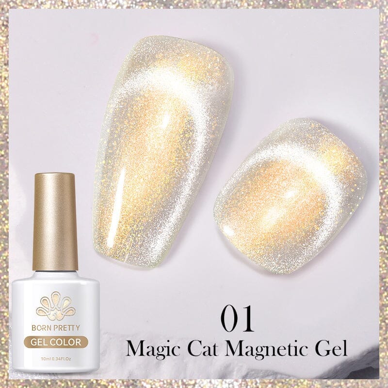 Magic Cat Magnetic Gel 10ml Gel Nail Polish BORN PRETTY 01 