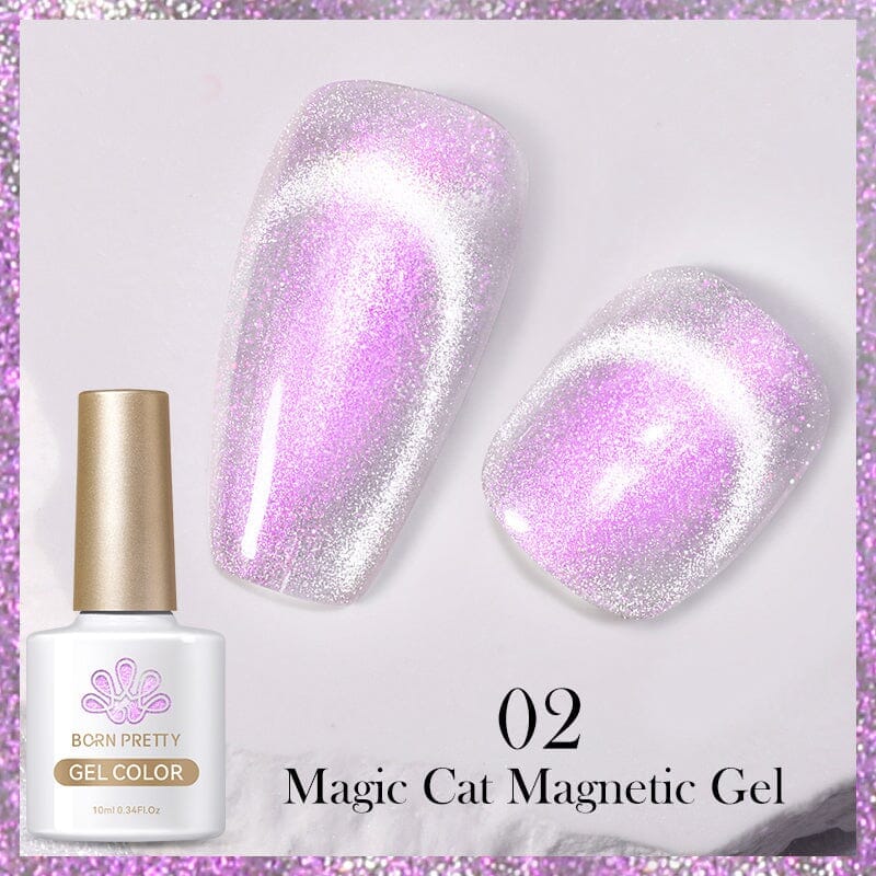 Magic Cat Magnetic Gel 10ml Gel Nail Polish BORN PRETTY 02 