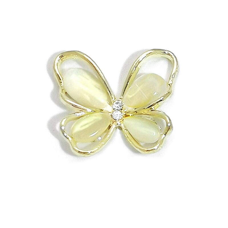 Butterfly Alloy Rhinestones Nail Decoration #01 Clearance No Brand 