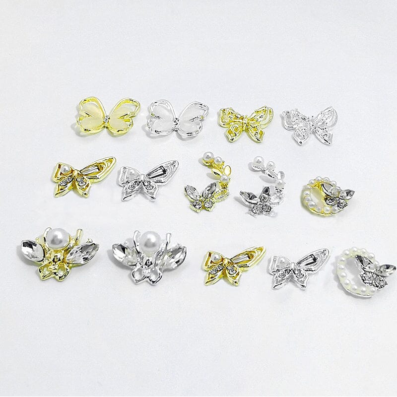 Butterfly Opal Alloy Nail Decoration 02 Nail Art BORN PRETTY 