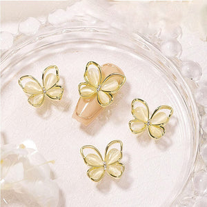 Butterfly Alloy Rhinestones Nail Decoration #01 Clearance No Brand 